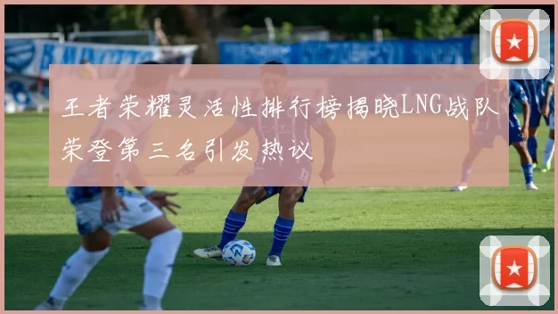 王者荣耀灵活性排行榜揭晓LNG战队荣登第三名引发热议